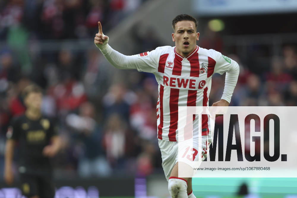 Said El Mala (1. FC Koeln) Torjubel, jubelt nach seinem Treffer zum 1:1 waehrend des spiels der Bundesliga zwischen 1. FC Köln und FC Augsburg, RheinEnergieSTADION am 18. October 2025 in Köln, Deutschland. (Foto von Oliver Kaelke DeFodi Images) +++ Said El Mala (1. FC Koeln) celebrates after scoring his team s first goal during the Bundesliga match between 1. FC Köln and FC Augsburg at RheinEnergieSTADION on October 18, 2025 in Köln, Germany. (Photo by Oliver Kaelke DeFodi Images) DFL regulations prohibit any use of photographs as image sequences and or quasi-video. (Photo by Oliver Kaelke DeFodi Images) Said El Mala 1 FC Koeln Torjubel, jubilates after scoring his team s first goal during the Bundesliga match between 1 FC Köln and FC Augsburg, RheinEnergieSTADION on October 18, 2025 in Köln, Germany Photo by Oliver Kaelke DeFodi Images Said El Mala 1 FC Koeln celebrates after scoring his team s first goal during the Bundesliga match between 1 FC Köln and FC Augsburg at RheinEnergieSTADION on October 18, 2025 in Köln, Germany Photo by Oliver Kaelke DeFodi Images DFL regulations prohibit any use of photographs as image sequences and or quasi video Photo by Oliver Kaelke DeFodi Images