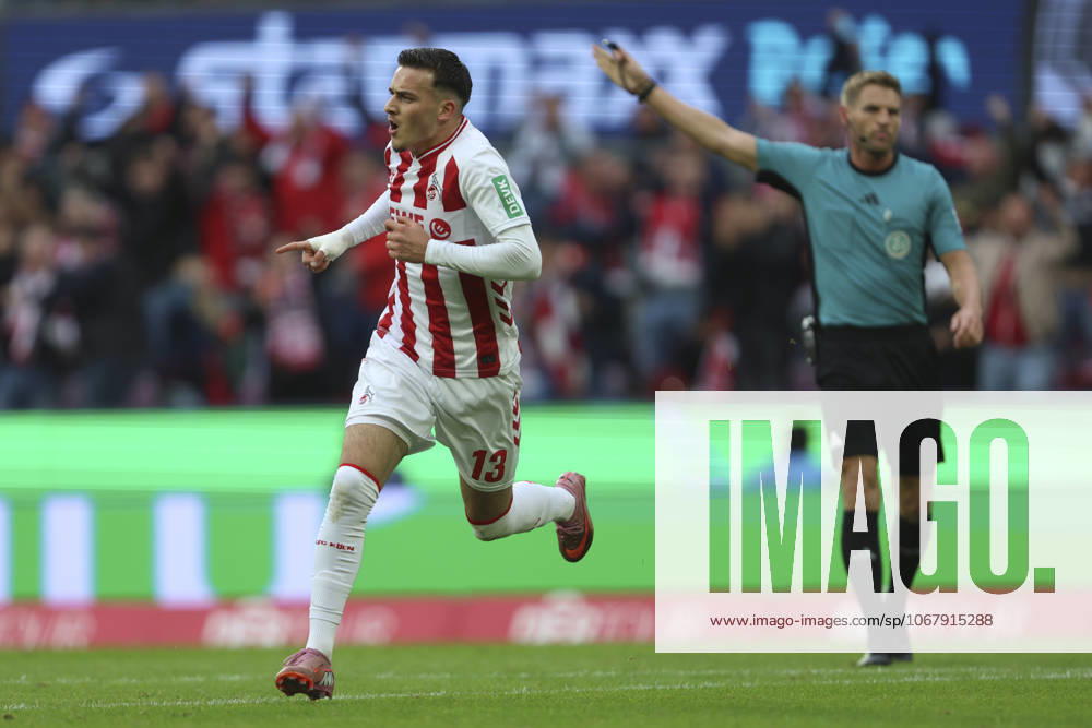 Said El Mala (1. FC Koeln) Torjubel, jubelt nach seinem Treffer zum 1:1 waehrend des spiels der Bundesliga zwischen 1. FC Köln und FC Augsburg, RheinEnergieSTADION am 18. October 2025 in Köln, Deutschland. (Foto von Oliver Kaelke DeFodi Images) +++ Said El Mala (1. FC Koeln) celebrates after scoring his team s first goal during the Bundesliga match between 1. FC Köln and FC Augsburg at RheinEnergieSTADION on October 18, 2025 in Köln, Germany. (Photo by Oliver Kaelke DeFodi Images) DFL regulations prohibit any use of photographs as image sequences and or quasi-video. (Photo by Oliver Kaelke DeFodi Images) Said El Mala 1 FC Koeln Torjubel, jubilates after scoring his team s first goal during the Bundesliga match between 1 FC Köln and FC Augsburg, RheinEnergieSTADION on October 18, 2025 in Köln, Germany Photo by Oliver Kaelke DeFodi Images Said El Mala 1 FC Koeln celebrates after scoring his team s first goal during the Bundesliga match between 1 FC Köln and FC Augsburg at RheinEnergieSTADION on October 18, 2025 in Köln, Germany Photo by Oliver Kaelke DeFodi Images DFL regulations prohibit any use of photographs as image sequences and or quasi video Photo by Oliver Kaelke DeFodi Images