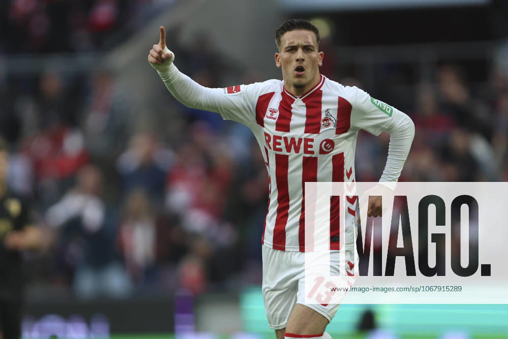 Said El Mala (1. FC Koeln) Torjubel, jubelt nach seinem Treffer zum 1:1 waehrend des spiels der Bundesliga zwischen 1. FC Köln und FC Augsburg, RheinEnergieSTADION am 18. October 2025 in Köln, Deutschland. (Foto von Oliver Kaelke DeFodi Images) +++ Said El Mala (1. FC Koeln) celebrates after scoring his team s first goal during the Bundesliga match between 1. FC Köln and FC Augsburg at RheinEnergieSTADION on October 18, 2025 in Köln, Germany. (Photo by Oliver Kaelke DeFodi Images) DFL regulations prohibit any use of photographs as image sequences and or quasi-video. (Photo by Oliver Kaelke DeFodi Images) Said El Mala 1 FC Koeln Torjubel, jubilates after scoring his team s first goal during the Bundesliga match between 1 FC Köln and FC Augsburg, RheinEnergieSTADION on October 18, 2025 in Köln, Germany Photo by Oliver Kaelke DeFodi Images Said El Mala 1 FC Koeln celebrates after scoring his team s first goal during the Bundesliga match between 1 FC Köln and FC Augsburg at RheinEnergieSTADION on October 18, 2025 in Köln, Germany Photo by Oliver Kaelke DeFodi Images DFL regulations prohibit any use of photographs as image sequences and or quasi video Photo by Oliver Kaelke DeFodi Images
