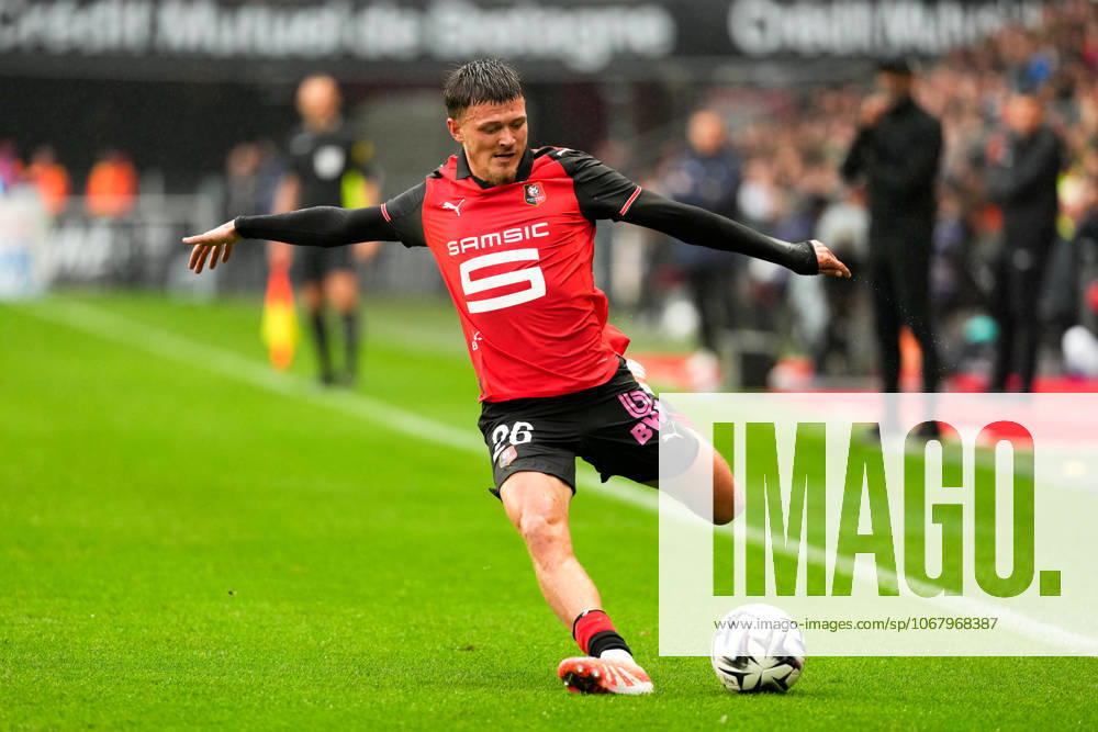 Stade Rennais FC v AJ Auxerre - Ligue 1 McDonald s 2025 2026 26 Quentin MERLIN (srfc) during the Ligue 1 McDonald s match between Rennes and Auxerre at Roazhon Park on October 19, 2025 in Rennes, France. Rennes France