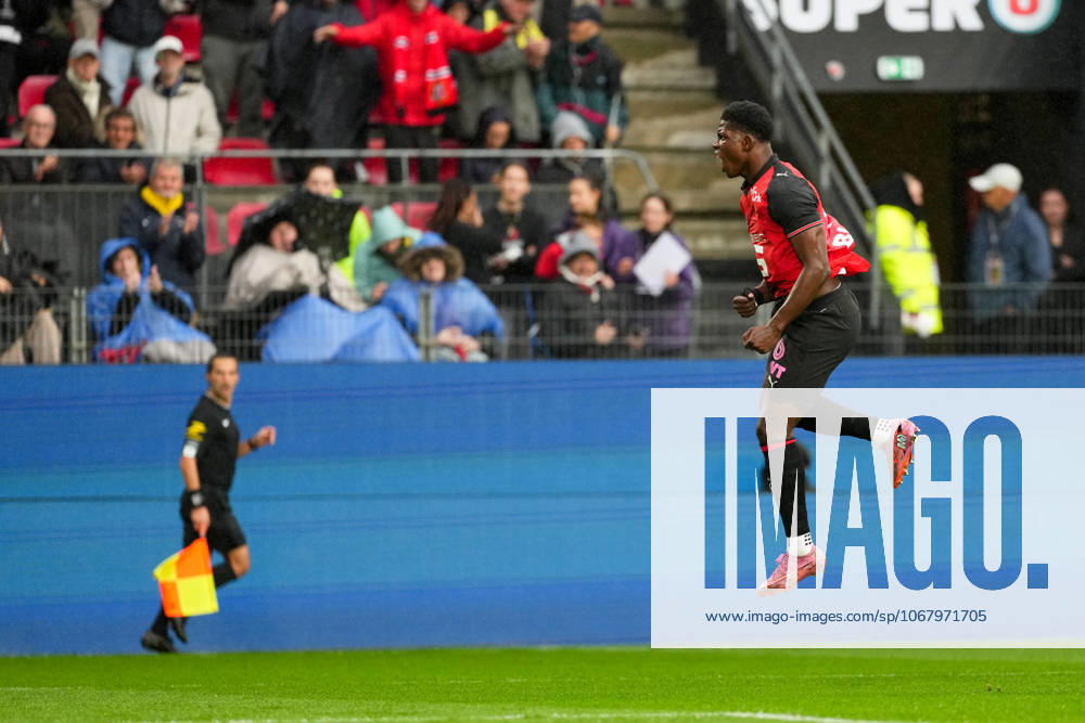 Stade Rennais FC v AJ Auxerre - Ligue 1 McDonald s 2025 2026 07 Breel EMBOLO (srfc) during the Ligue 1 McDonald s match between Rennes and Auxerre at Roazhon Park on October 19, 2025 in Rennes, France. Rennes France