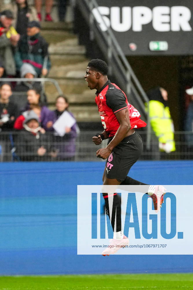 Stade Rennais FC v AJ Auxerre - Ligue 1 McDonald s 2025 2026 07 Breel EMBOLO (srfc) during the Ligue 1 McDonald s match between Rennes and Auxerre at Roazhon Park on October 19, 2025 in Rennes, France. Rennes France