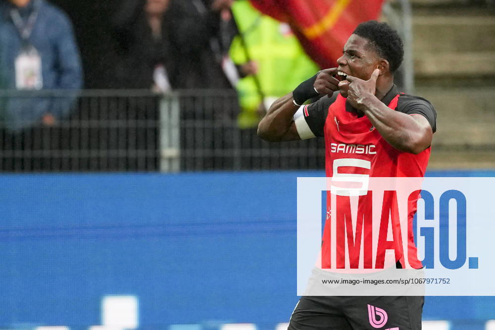 Stade Rennais FC v AJ Auxerre - Ligue 1 McDonald s 2025 2026 07 Breel EMBOLO (srfc) during the Ligue 1 McDonald s match between Rennes and Auxerre at Roazhon Park on October 19, 2025 in Rennes, France. Rennes France