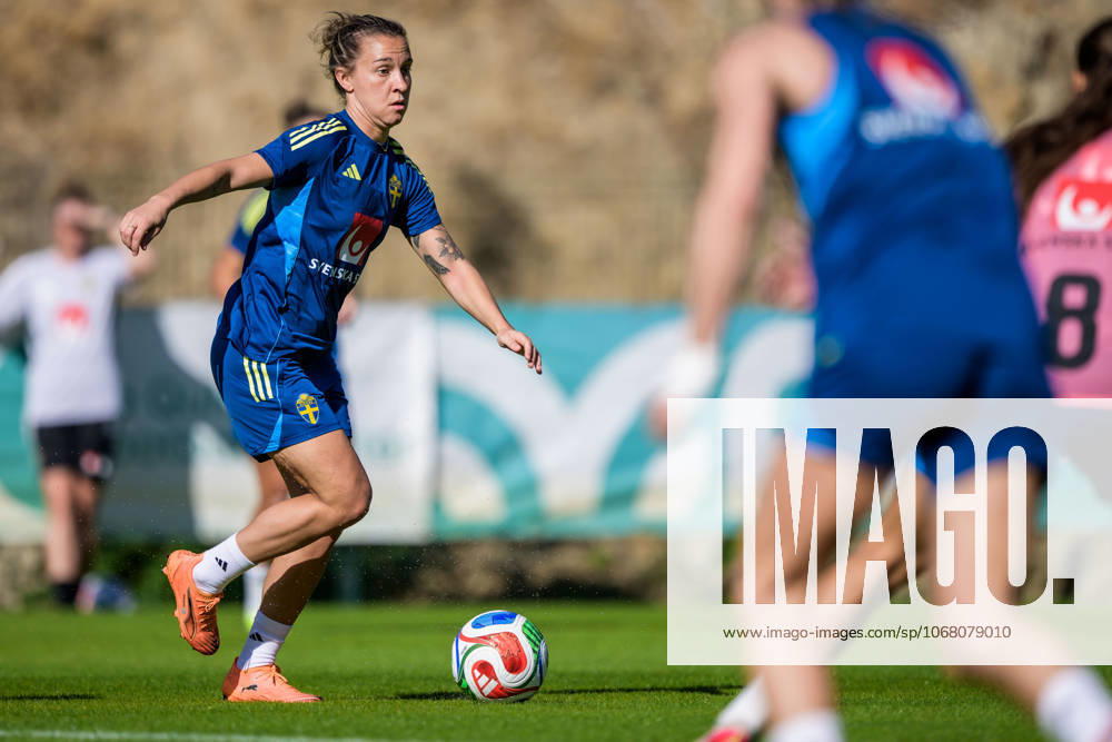 Julia Zigiotti Olme of the Swedish women s national football team on October 22, 2025 in Benahavis. Photo: Ludvig Thunman BILDBYRAN kod LT LT0733 fotboll football soccer fotball träning practice training sverige sweden dam bbeng