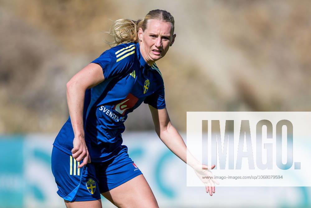 Stina Blackstenius of the Swedish women s national football team on October 22, 2025 in Benahavis. Photo: Ludvig Thunman BILDBYRAN kod LT LT0733 fotboll football soccer fotball träning practice training sverige sweden dam bbeng