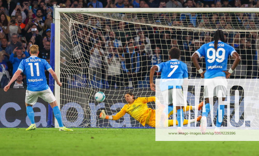 Goal the Kevi De Bruyne of SSC Napoli During the 2025 26 Italian Serie A football match between SSC Napoli and Internazionale Milano at the Diego Armando Maradona Stadium in Naples on October 25, 2025...Pictured: Napoli ITALIA - ZUMAs236 20251025_aap_s236_063