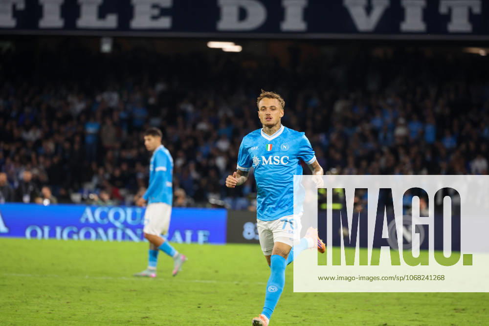 Noa Lang of SSC Napoli During the 2025 26 Italian Serie A football match between SSC Napoli and Internazionale Milano at the Diego Armando Maradona Stadium in Naples on October 25, 2025...Pictured: Napoli ITALIA - ZUMAs236 20251025_aap_s236_131