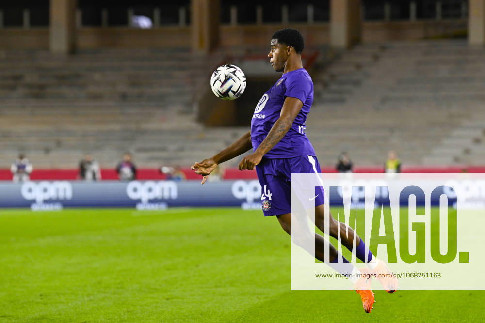 Dayann Methalie (TFC) - Ligue 1 McDonald s match between AS Monaco and Toulouse FC on October 25, 2025 at the Louis II Stadium in Monaco.