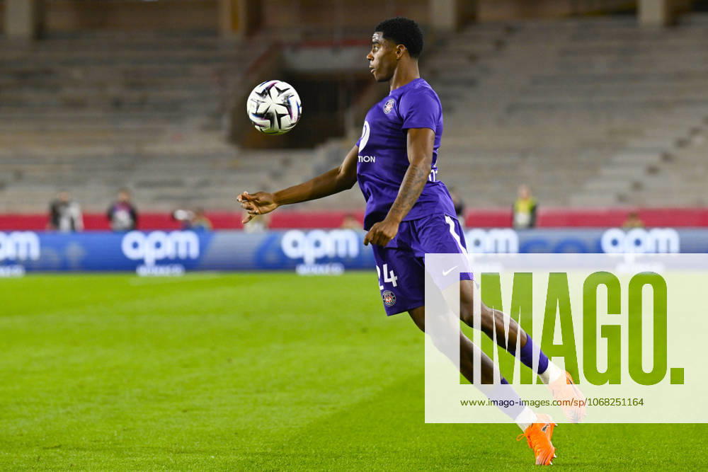 Dayann Methalie (TFC) - Ligue 1 McDonald s match between AS Monaco and Toulouse FC on October 25, 2025 at the Louis II Stadium in Monaco.