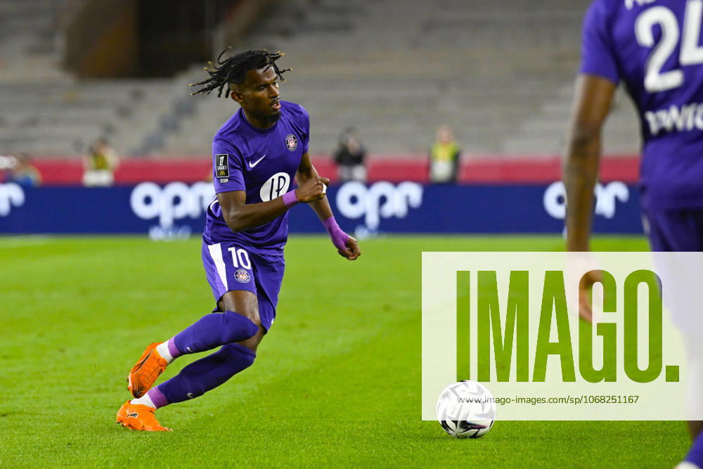 Yann Gboho (TFC) - Ligue 1 McDonald s match between AS Monaco and Toulouse FC on October 25, 2025 at the Louis II Stadium in Monaco.