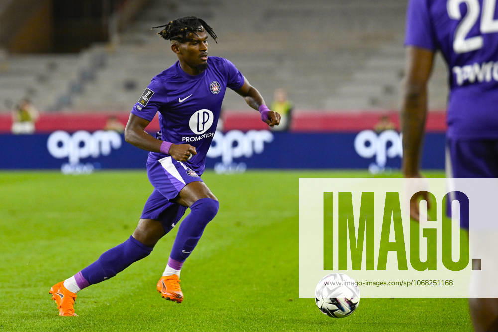 Yann Gboho (TFC) - Ligue 1 McDonald s match between AS Monaco and Toulouse FC on October 25, 2025 at the Louis II Stadium in Monaco.