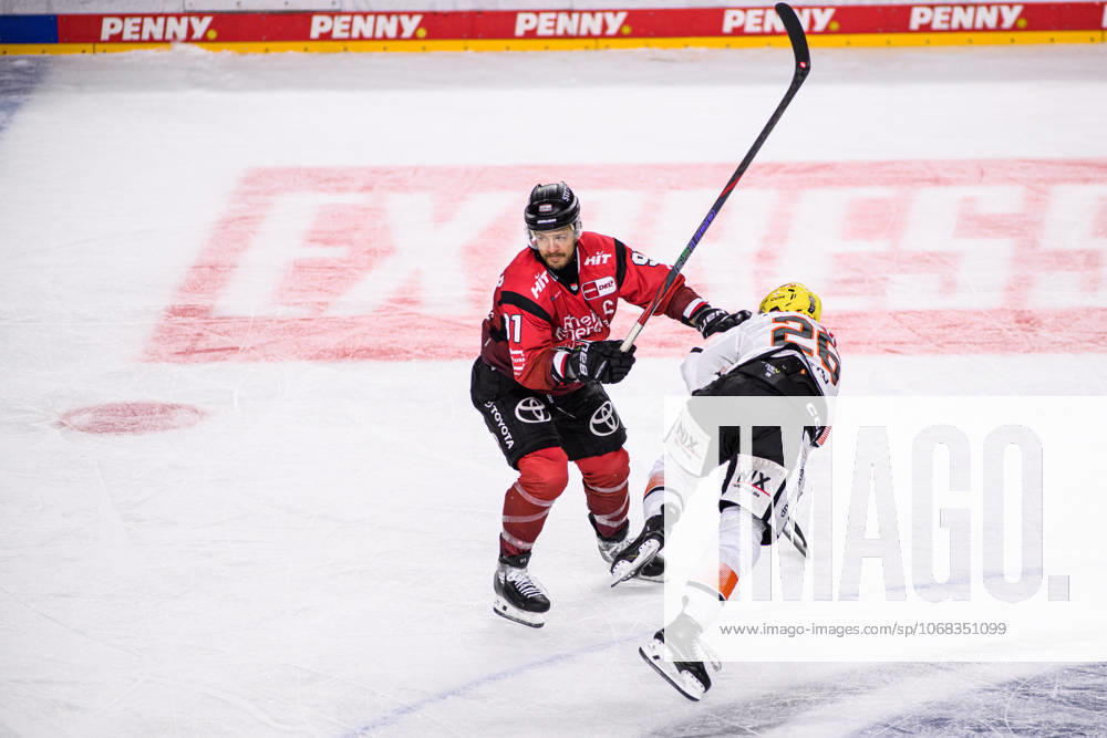 COLOGNE, GERMANY - 26 OCTOBER, 2025: Moritz Mueller - The IceHockey DEL match Koelner Haie - Frankfurt Leowen at Lanxess Arena