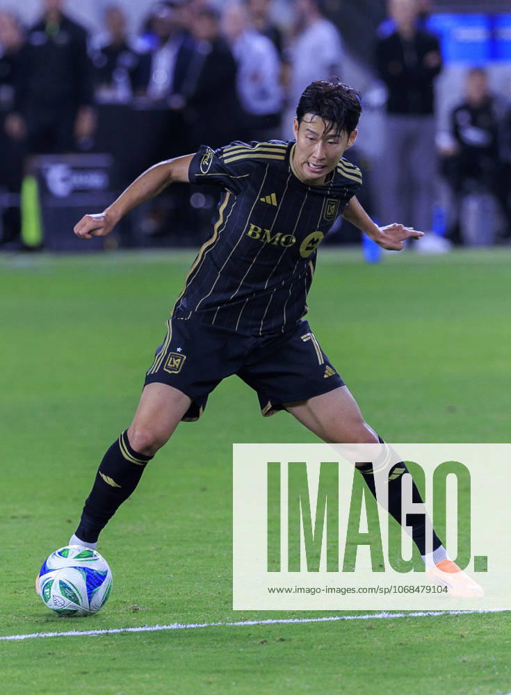 Son Heung-min 7 of the Los Angeles Football Club during Game1 of the Audi 2025 MLS, Fussball Herren, USA Cup Playoffs game against the Austin FC on Wednesday October 29, 2025 at the BMO Stadium in Los Angeles, California. LAFC defeats Austin FC, 2-1. ARIANA RUIZ PI Los Angeles USA - ZUMAp124 20251029_zaa_p124_007