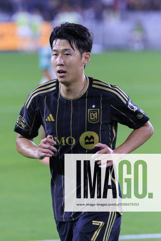 Son Heung-min 7 of the Los Angeles Football Club during Game1 of the Audi 2025 MLS, Fussball Herren, USA Cup Playoffs game against the Austin FC on Wednesday October 29, 2025 at the BMO Stadium in Los Angeles, California. LAFC defeats Austin FC, 2-1. ARIANA RUIZ PI Los Angeles USA - ZUMAp124 20251029_zaa_p124_014