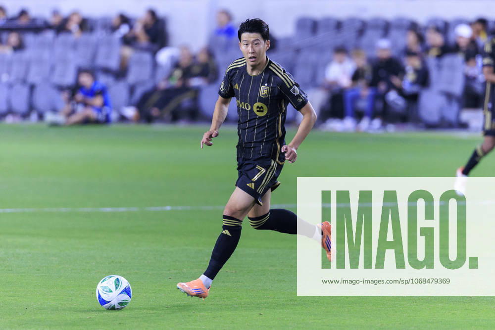 Son Heung-min 7 of the Los Angeles Football Club during Game1 of the Audi 2025 MLS, Fussball Herren, USA Cup Playoffs game against the Austin FC on Wednesday October 29, 2025 at the BMO Stadium in Los Angeles, California. LAFC defeats Austin FC, 2-1. ARIANA RUIZ PI Los Angeles USA - ZUMAp124 20251029_zaa_p124_019