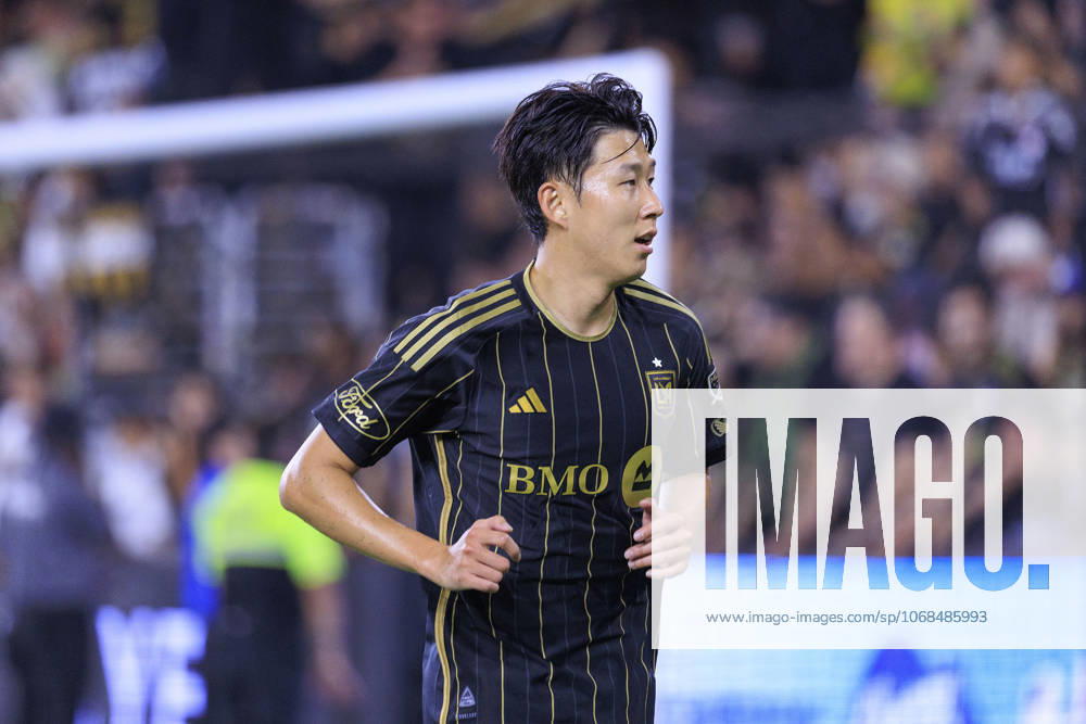Son Heung-min 7 of the Los Angeles Football Club during Game1 of the Audi 2025 MLS, Fussball Herren, USA Cup Playoffs game against the Austin FC on Wednesday October 29, 2025 at the BMO Stadium in Los Angeles, California. LAFC defeats Austin FC, 2-1. JAVIER ROJAS PI Los Angeles USA - ZUMAp124 20251029_zaa_p124_089