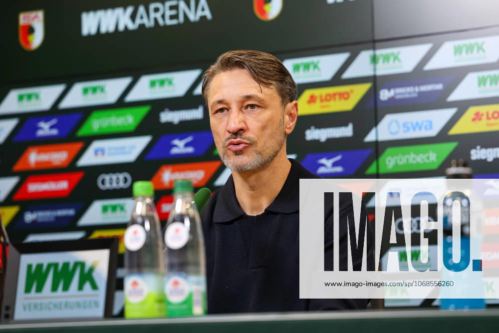 Niko Kovac (Borussia Dortmund, Cheftrainer) bei der Pressekonferenz nach dem Spiel, GER, FC Augsburg vs. Borussia Dortmund, Fussball, Bundesliga, 9. Spieltag, Saison 2025 2026, 31.10.2025, , GER, FC Augsburg vs. Borussia Dortmund, Fussball, Bundesliga, 9. Spieltag, Saison 2025 2026, 31.10.2025 Augsburg
