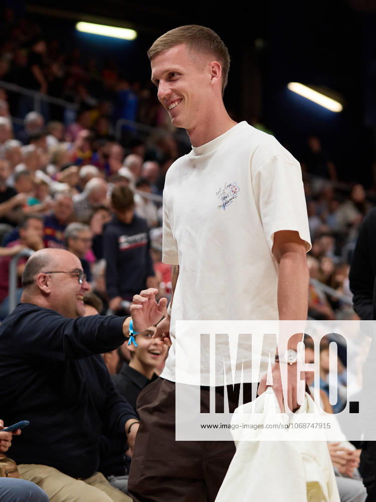 Dani Olmo of FC Barcelona, Barca football player during the EuroLeague Regular Season Round 5 match between FC Barcelona and Zalgiris Kaunas at Palau Blaugrana on October 23, 2025 in Barcelona, Spain. Barcelona Spain - ZUMAr232 20251023_zsp_r232_002