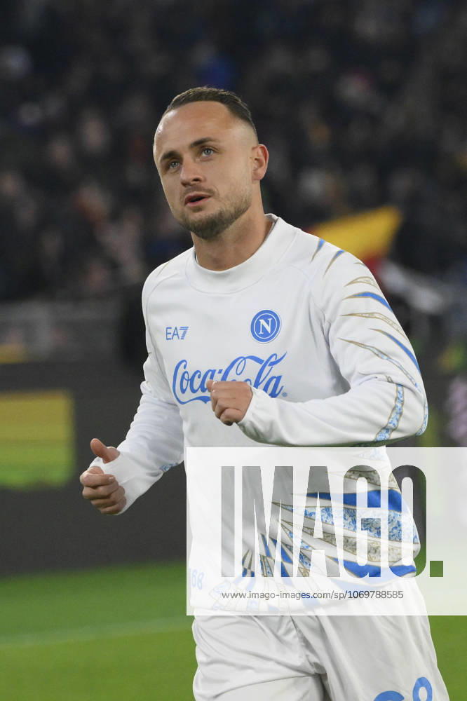Napolis Stanislav Lobotka during the Serie A Enilive soccer match between AS Roma and SSC Napoli at the Rome s Olympic stadium, Italy - Sunday, November 30, 2025. - Soccer.