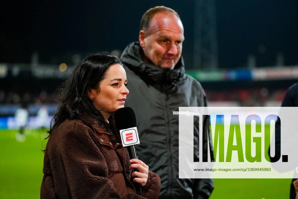 Eredivisie: Excelsior Rotterdam v FC Groningen Rotterdam - Fresia Cousino Arias of ESPN during the fifteenth competition round of the 2025 2026 Eredivisie season. The match is set between Excelsior Rotterdam and FC Groningen at Stadion Woudestein on 5 December 2025 in Rotterdam, The Netherlands. (VK Sportphoto Danny de Groot)