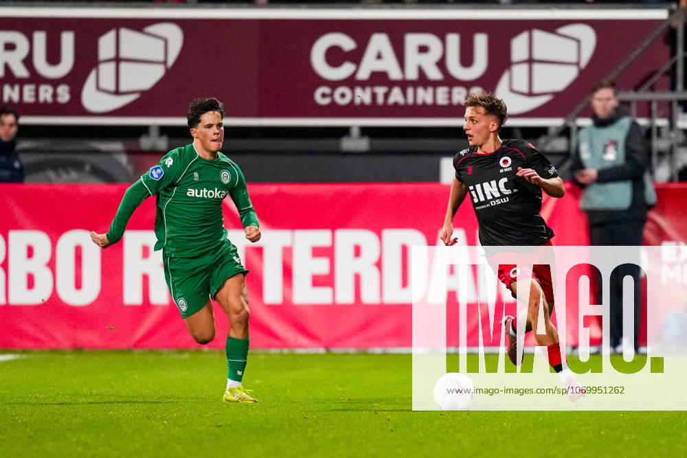 Eredivisie: Excelsior Rotterdam v FC Groningen Rotterdam - Gyan de Regt of SBV Excelsior Rotterdam during the fifteenth competition round of the 2025 2026 Eredivisie season. The match is set between Excelsior Rotterdam and FC Groningen at Stadion Woudestein on 5 December 2025 in Rotterdam, The Netherlands. (VK Sportphoto Danny de Groot)