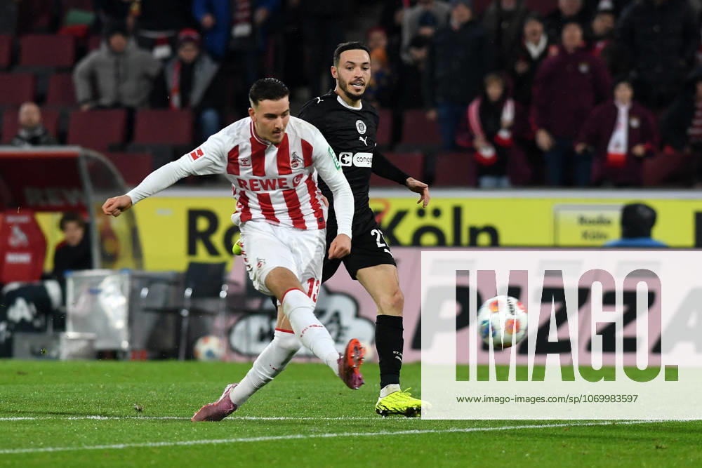 Said El Mala (1. FC Koeln) Tor zum 1:0 waehrend des Spiels der Bundesliga zwischen 1. FC Köln und FC St. Pauli, RheinEnergieSTADION am 06. December 2025 in Köln, Deutschland. (Foto von Ralf Treese DeFodi Images) +++ Said El Mala (1. FC Koeln) scores his team?s first goal during the Bundesliga match between 1. FC Köln and FC St. Pauli at RheinEnergieSTADION on December 6, 2025 in Köln, Germany. (Photo by Ralf Treese DeFodi Images) DFL regulations prohibit any use of photographs as image sequences and or quasi-video. (Photo by Ralf Treese DeFodi Images)
