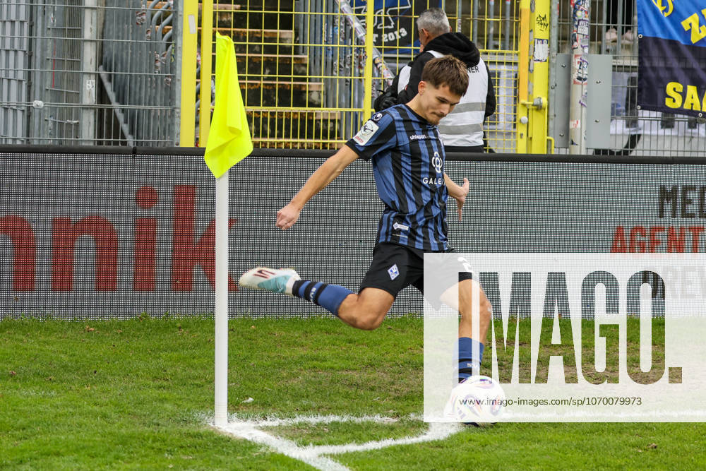 Diego Michel (SV Waldhof Mannheim, 28) Fussball: 3. Liga, 17. Spieltag, SV Waldhof Mannheim vs. 1. FC Saarbrücken am 07.12.2025 in Mannheim (Carl-Benz-Stadion), Deutschland Mannheim Carl-Benz-Stadion Deutschland