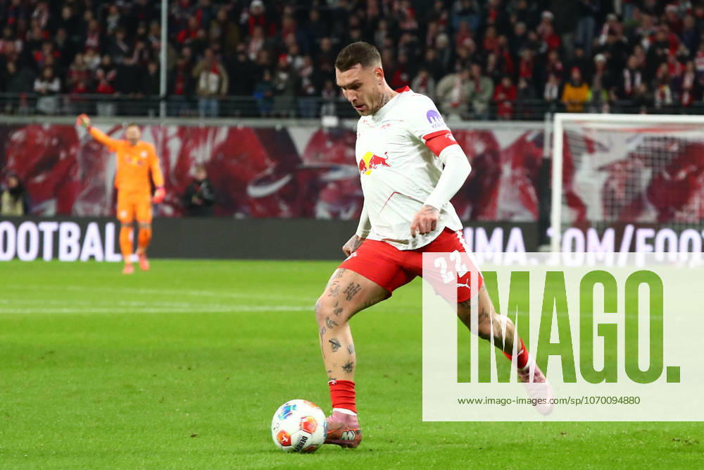 RB Leipzig - Frankfurt Bundesliga Leipzig, 06.12.2025, Red Bull Arena, Fußball, Männer, Saison 2025 2026, 1. Bundesliga, 13. Spieltag, RB Leipzig - Eintracht Frankfurt 6:0 (2:0) , Im Bild: David Raum (22, RB Leipzig) ,