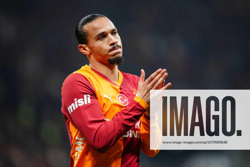 Galatasaray v Kasimpasa - Turkish Super Lig ISTANBUL, TURKIYE - DECEMBER 21: Leroy Sane of Galatasaray gestures during the Turkish Super Lig week 17 football match between Galatasaray and Kasimpasa at RAMS Park in Istanbul, Turkiye on December 21, 2025. Hakan Akgun Anadolu Istanbul Turkey. Editorial use only. Please get in touch for any other usage.