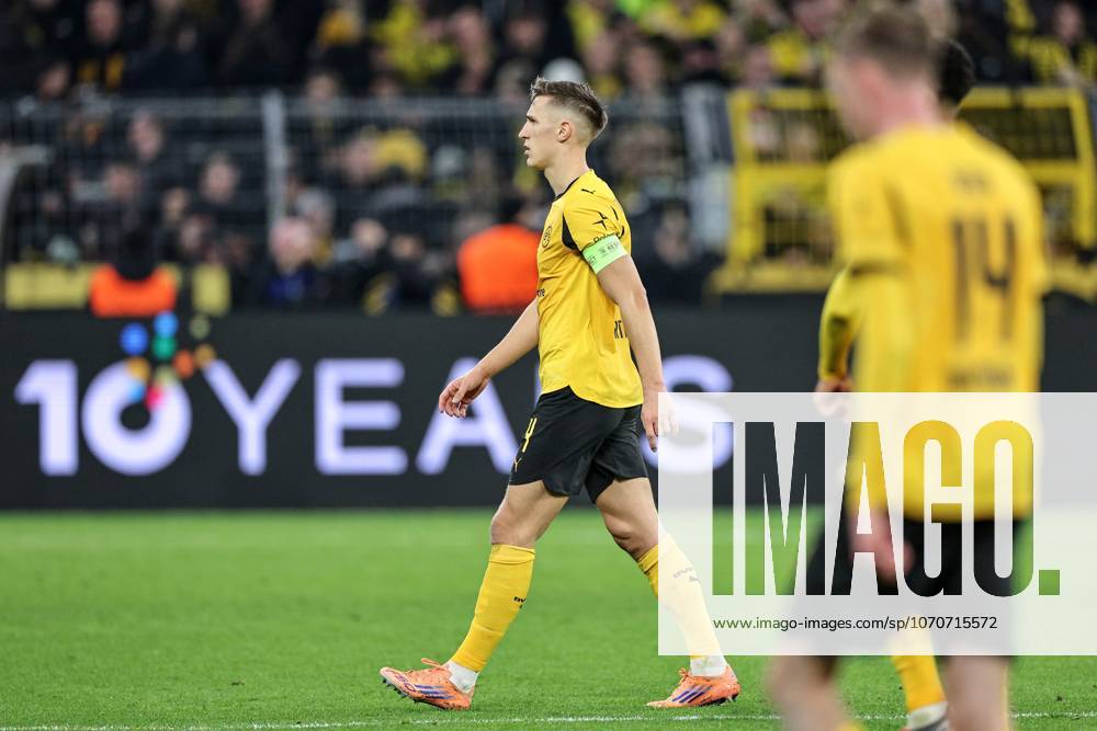 DORTMUND - Nico Schlotterbeck of Borussia Dortmund during the Champions League match between Borussia Dortmund and FK Bodo Glimt at Signal Iduna Park on December 10, 2025, in Dortmund, Germany. ANP Hollandse Hoogte Bart Stoutjesdijk UEFA Champions League 2025 26 ANPxSportx StoutjesdijkxIVx 545831310 originalFilename: 545831310
