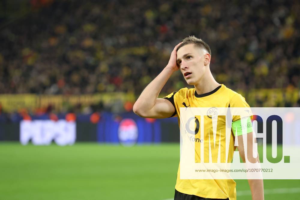DORTMUND - Nico Schlotterbeck of Borussia Dortmund during the Champions League match between Borussia Dortmund and FK Bodo Glimt at Signal Iduna Park on December 10, 2025, in Dortmund, Germany. ANP Hollandse Hoogte Bart Stoutjesdijk UEFA Champions League 2025 26 ANPxSportx StoutjesdijkxIVx 545963959 originalFilename: 545963959
