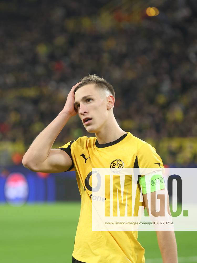 DORTMUND - Nico Schlotterbeck of Borussia Dortmund during the Champions League match between Borussia Dortmund and FK Bodo Glimt at Signal Iduna Park on December 10, 2025, in Dortmund, Germany. ANP Hollandse Hoogte Bart Stoutjesdijk UEFA Champions League 2025 26 ANPxSportx StoutjesdijkxIVx 545963965 originalFilename: 545963965