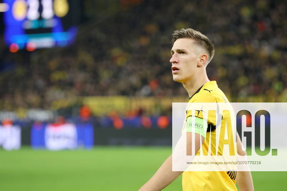 DORTMUND - Nico Schlotterbeck of Borussia Dortmund during the Champions League match between Borussia Dortmund and FK Bodo Glimt at Signal Iduna Park on December 10, 2025, in Dortmund, Germany. ANP Hollandse Hoogte Bart Stoutjesdijk UEFA Champions League 2025 26 ANPxSportx StoutjesdijkxIVx 545963968 originalFilename: 545963968