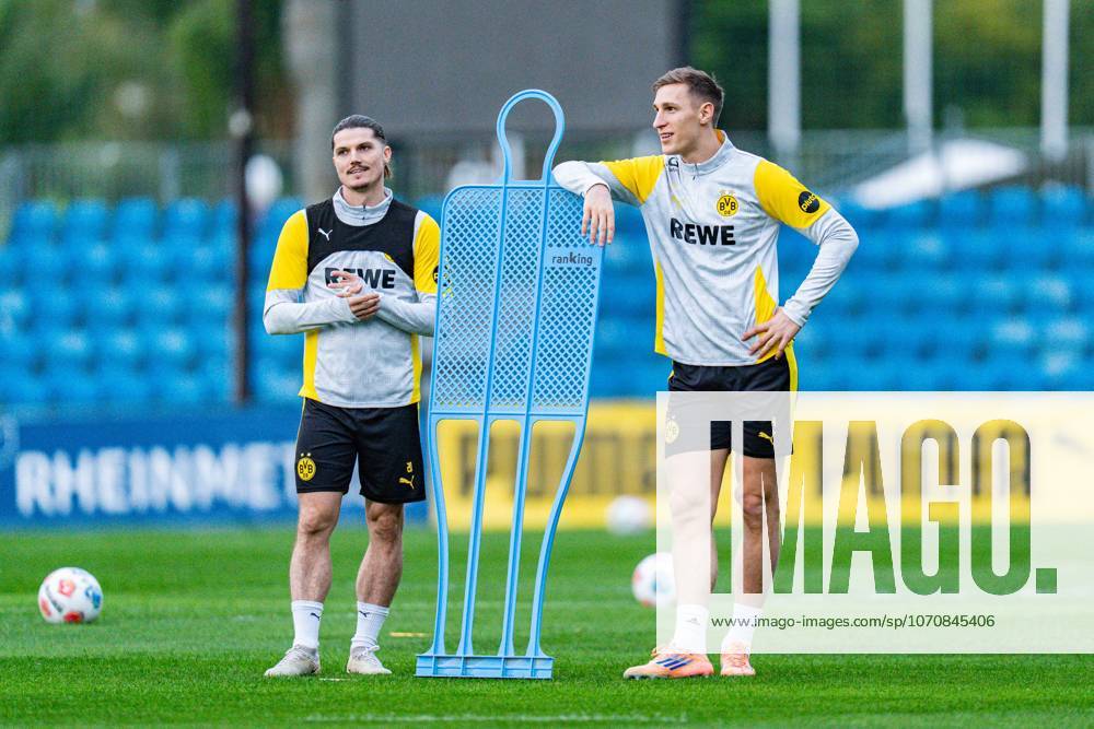 Marcel Sabitzer (Borussia Dortmund, 20) Nico Schlotterbeck (Borussia Dortmund, 4) Winter-Trainingslager Borussia Dortmund in Marbella, Spanien, Tag 1 am 02.01.2026