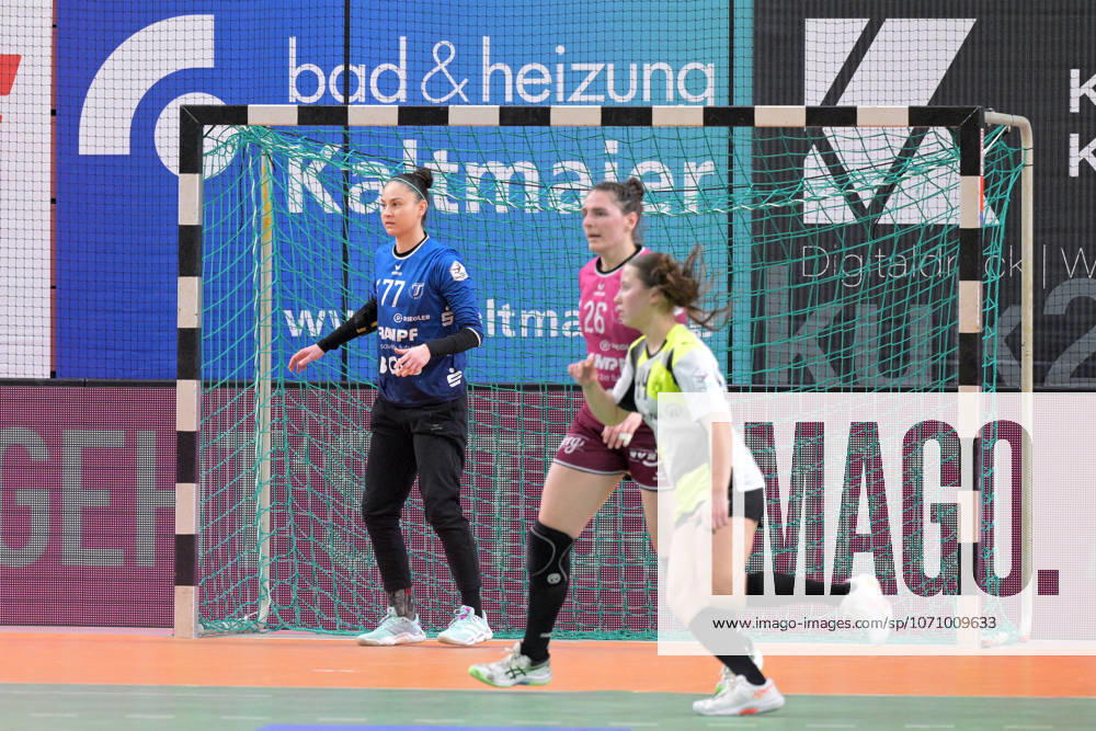Sara Suba (TusSies Metzingen, 77) im Tor TusSies Metzingen vs. BVB Borussia Dortmund Handball, Handball, Alsco HBF, 12.Ligaspieltag, Saison 2025 2026, 07.01.2026 TusSies Metzingen vs. BVB Borussia Dortmund Handball, Handball, Alsco HBF, 12.Ligaspieltag, Saison 2025 2026, 07.01.2026 Tuebingen