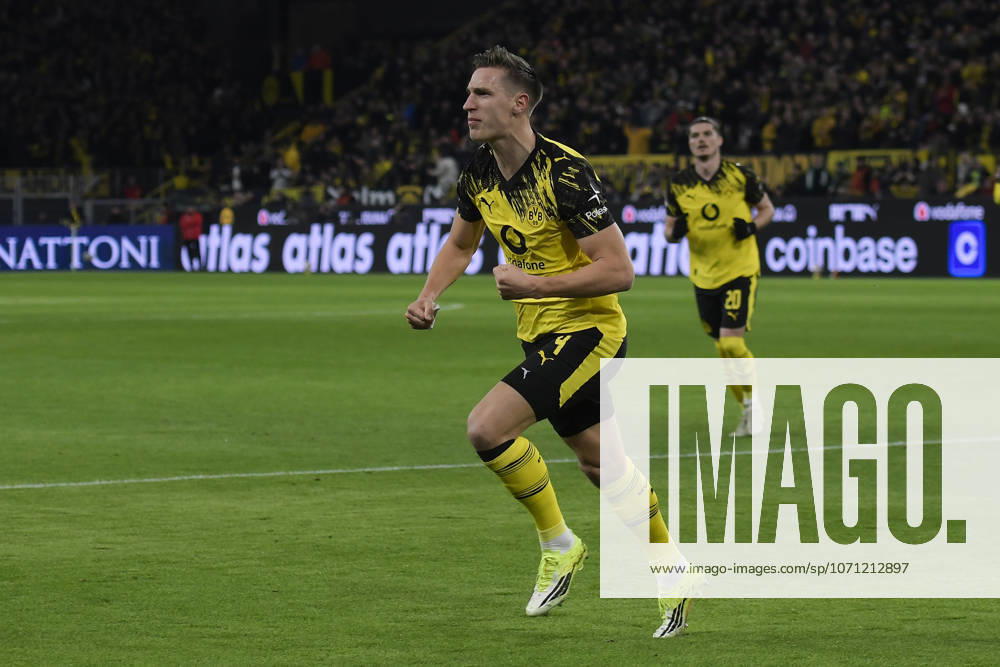Nico Schlotterbeck (Dortmund 4) jubelt nach dem Tor zum 1:0 13.01.2026 Fussball Borussia Dortmund vs SV Werder Bremen , Signal Iduna Park, Dortmund, DFB DFL REGULATIONS PROHIBIT ANY USE OF PHOTOGRAPHS AS IMAGE SEQUENCES AND OR QUASI-VIDEO