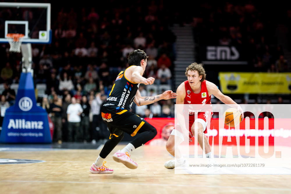 Basketball - Saison 2025 2026 - 2. Bundesliga Pro-A - 22. Spieltag: Nürnberg Falcons Basketball Club NBC - Bozic Estriche Knights Kirchheim - ThHa - - Carter Whitt (2, Nürnberg Falcons BC NBC )