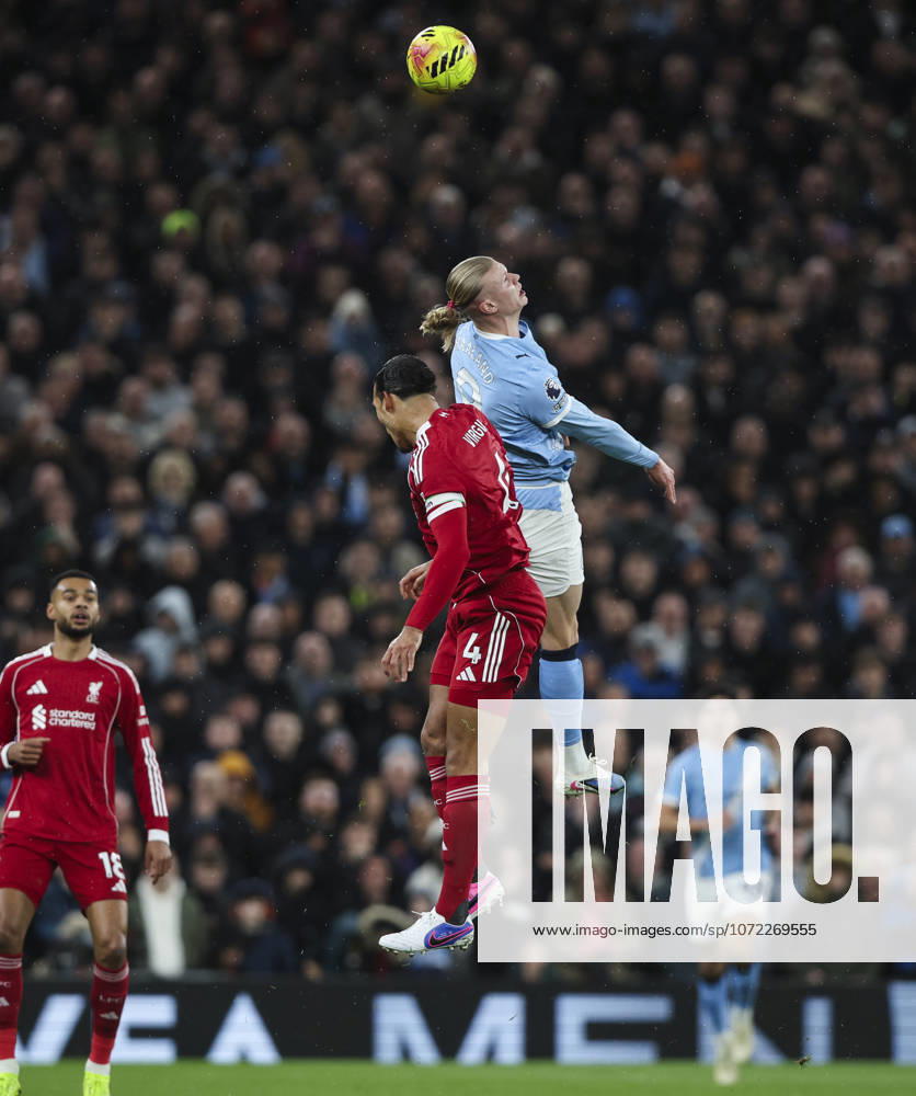 Liverpool v Manchester City, FA Premier League 08.02.26 Liverpool v Manchester City, FA Premier League Bradley Ormesher The Times Erling Haaland of Manchester City and Virgil van Dijk of Liverpool