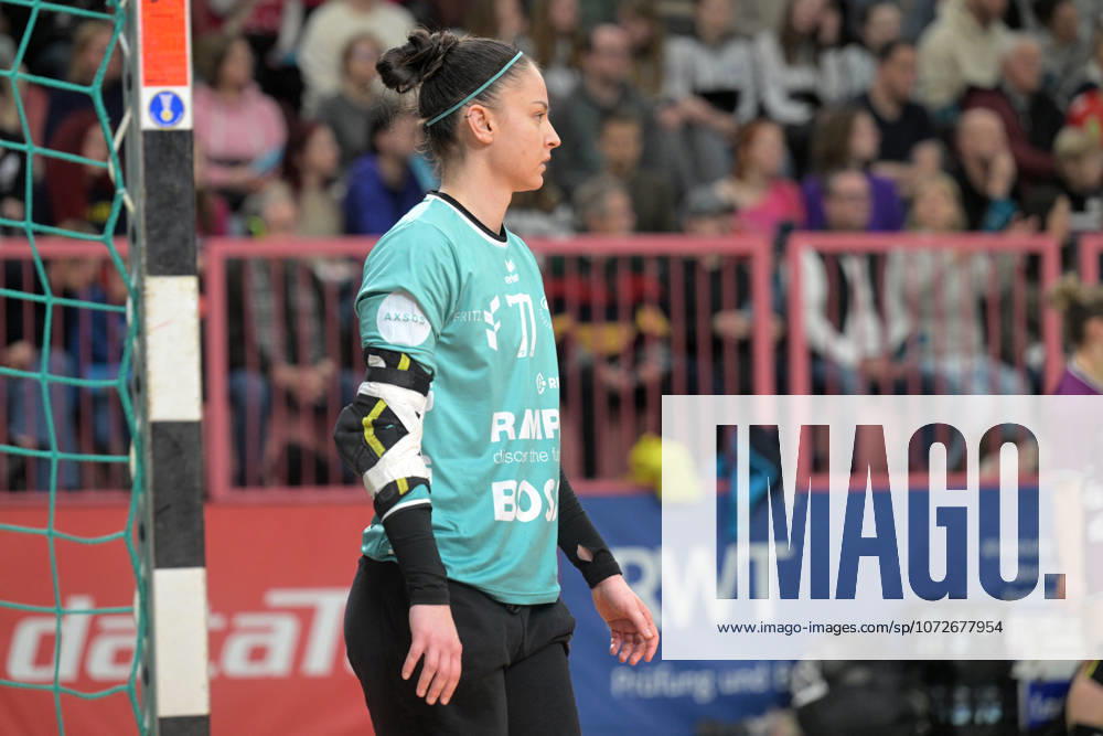 Sara Suba (TusSies Metzingen, 77) im Tor TusSies Metzingen vs. SV Union Halle-Neustadt, Handball, Alsco HBF, 17.Ligaspieltag, Saison 2025 2026, 15.02.2026 TusSies Metzingen vs. SV Union Halle-Neustadt, Handball, Alsco HBF, 17.Ligaspieltag, Saison 2025 2026, 15.02.2026 Tuebingen