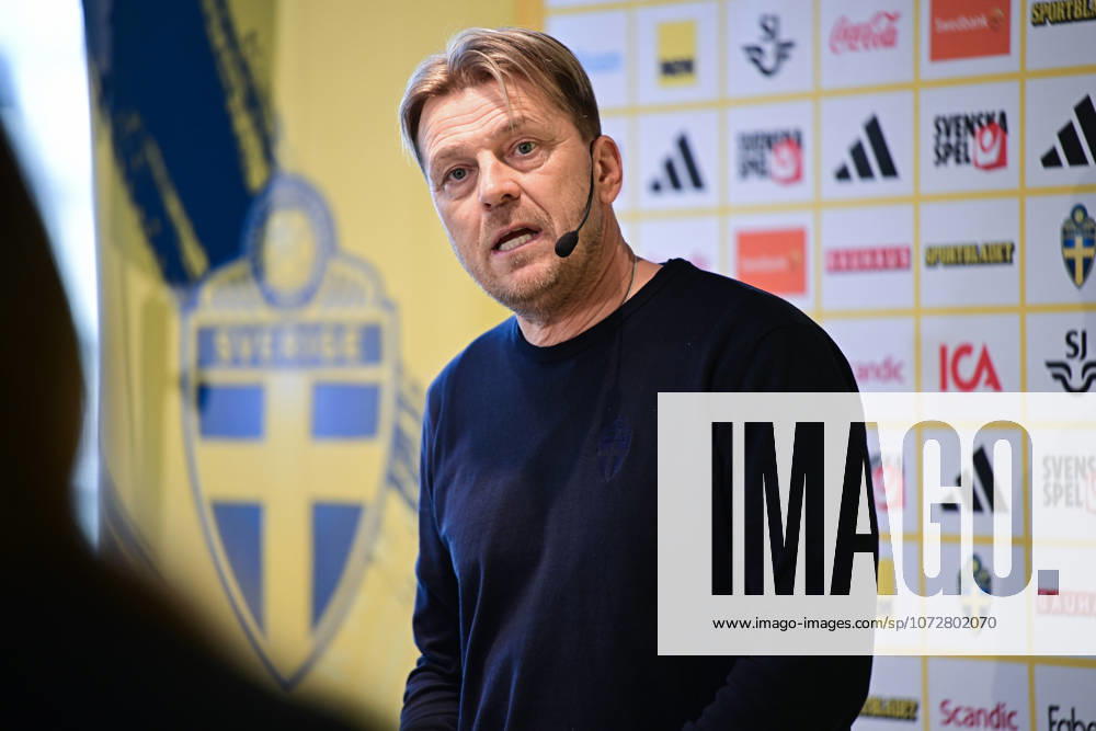 STOCKHOLM, SWEDEN 20260218 Swedish national team, Nationalteam captain Tony Gustavsson during the Swedish Football Association s press conference, PK, Pressekonferenz where the women s squad for the World Cup qualifiers is presented. STOCKHOLM SWEDEN