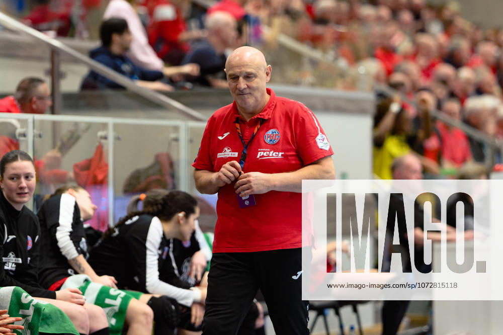 Herbert Mueller (Thueringer HC, Trainer) GER, Thueringer HC gegen Borussia Dortmund , Handball, Alsco Handball Bundesliga Frauen, 18. Spieltag, Saison 2025 2026, 18.02.2026 GER, Thueringer HC gegen Borussia Dortmund , Handball, Alsco Handball Bundesliga Frauen, 18. Spieltag, Saison 2025 2026, 18.02.2026 Bad Langensalza