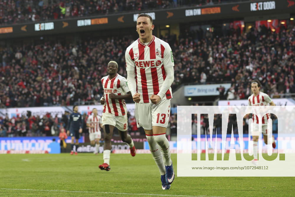 Said El Mala (1. FC Köln) Torjubel, jubelt nach seinem Treffer zum 2:2 waehrend des Spiels der Bundesliga zwischen 1. FC Köln und TSG Hoffenheim, RheinEnergieSTADION am 21. February 2026 in Köln, Deutschland. (Foto von Oliver Kaelke DeFodi Images) +++ Said El Mala (1. FC Köln) celebrates after scoring his team s second goal during the Bundesliga match between 1. FC Köln and TSG Hoffenheim at RheinEnergieSTADION on February 21, 2026 in Köln, Germany. (Photo by Oliver Kaelke DeFodi Images) DFL regulations prohibit any use of photographs as image sequences and or quasi-video. (Photo by Oliver Kaelke DeFodi Images) -