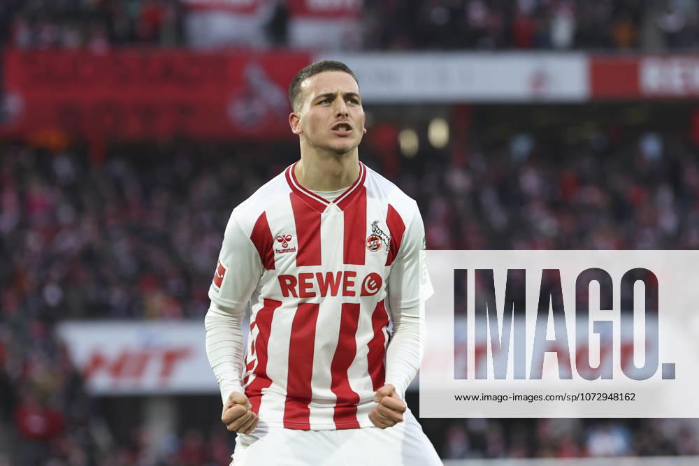Said El Mala (1. FC Köln) Torjubel, jubelt nach seinem Treffer zum 2:2 waehrend des Spiels der Bundesliga zwischen 1. FC Köln und TSG Hoffenheim, RheinEnergieSTADION am 21. February 2026 in Köln, Deutschland. (Foto von Oliver Kaelke DeFodi Images) +++ Said El Mala (1. FC Köln) celebrates after scoring his team s second goal during the Bundesliga match between 1. FC Köln and TSG Hoffenheim at RheinEnergieSTADION on February 21, 2026 in Köln, Germany. (Photo by Oliver Kaelke DeFodi Images) DFL regulations prohibit any use of photographs as image sequences and or quasi-video. (Photo by Oliver Kaelke DeFodi Images) -
