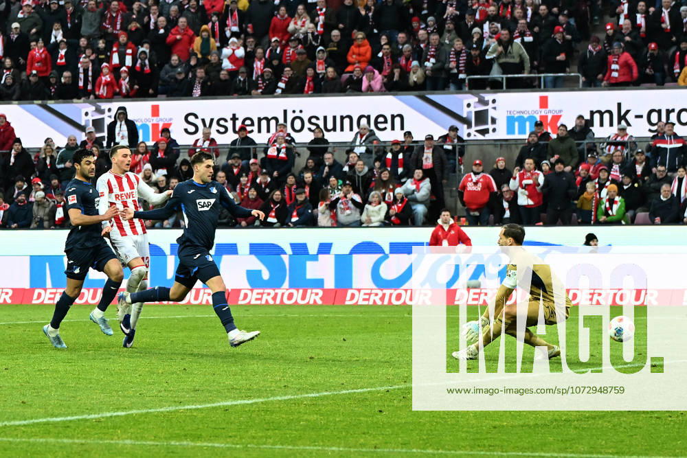 Said El Mala (1. FC Koeln) Tor zum 2:2 waehrend des Spiels der Bundesliga zwischen 1. FC Köln und TSG 1899 Hoffenheim, RheinEnergieSTADION am 21. February 2026 in Köln, Deutschland. (Foto von Ralf Treese DeFodi Images) +++ Said El Mala (1. FC Koeln) scores his teams second goal during the Bundesliga match between 1. FC Köln and TSG 1899 Hoffenheim at RheinEnergieSTADION on February 21, 2026 in Köln, Germany. (Photo by Ralf Treese DeFodi Images) DFL regulations prohibit any use of photographs as image sequences and or quasi-video. (Photo by Ralf Treese DeFodi Images) -