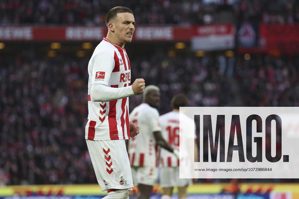 Said El Mala (1. FC Köln) Torjubel, jubelt nach seinem Treffer zum 2:2 waehrend des Spiels der Bundesliga zwischen 1. FC Köln und TSG Hoffenheim, RheinEnergieSTADION am 21. February 2026 in Köln, Deutschland. (Foto von Oliver Kaelke DeFodi Images) +++ Said El Mala (1. FC Köln) celebrates after scoring his team s second goal during the Bundesliga match between 1. FC Köln and TSG Hoffenheim at RheinEnergieSTADION on February 21, 2026 in Köln, Germany. (Photo by Oliver Kaelke DeFodi Images) DFL regulations prohibit any use of photographs as image sequences and or quasi-video. (Photo by Oliver Kaelke DeFodi Images) -