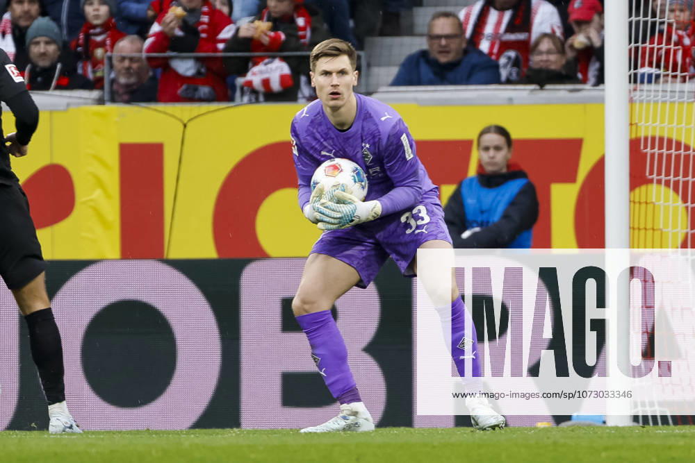 Moritz Nicolas (Borussia Mönchengladbach, 33) , Deutschland, Fussball, 1. Bundesliga, 23.Spieltag, 2025 2026, SC Freiburg vs. Borussia Mönchengladbach, 22.02.2026, Freiburg im Breisgau Europa-Park Stadion Deutschland