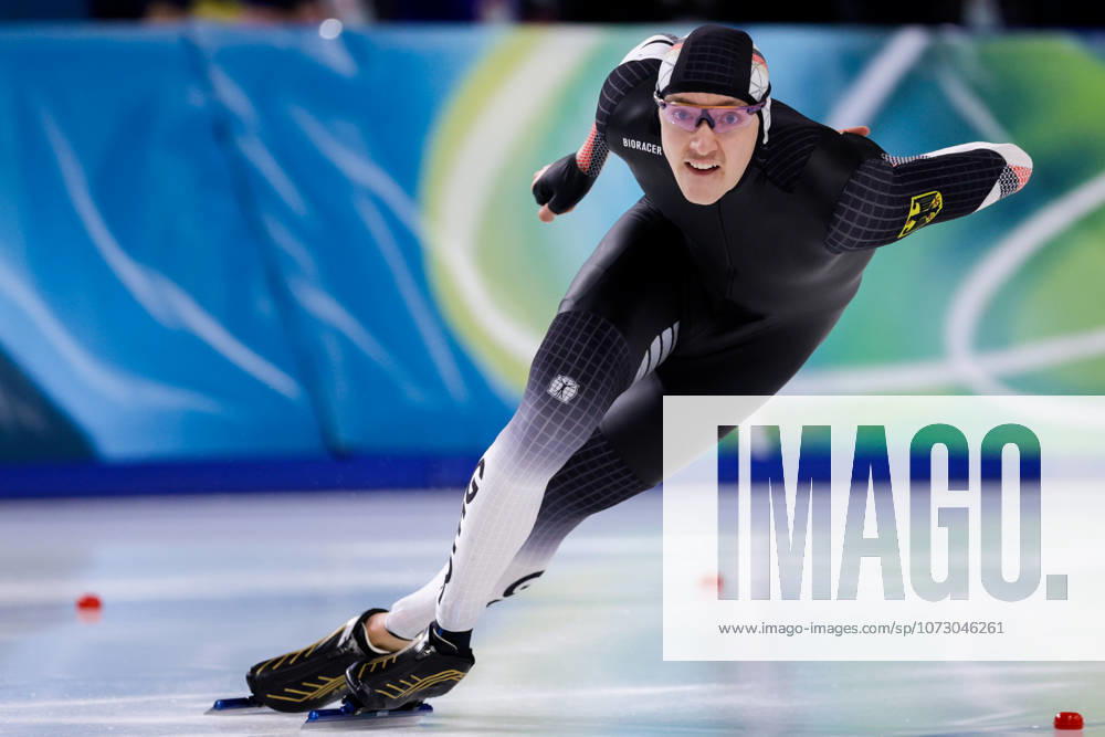 2026-02-19 Speed skating, Eisschnelllauf - Milano Cortina 2026 Winter Olympics - Day 13 MILAN, ITALY - FEBRUARY 19: Finn Sonnekalb of Germany competing in the Men s 1500m during Day 13 of Speed Skating - Milano Cortina 2026 Winter Olympics at Milano Speed Skating Stadium on February 19, 2026 in Milan, Italy. (Photo by Joris Verwijst BSR Agency) Milan Italy Content not available for redistribution in The Netherlands directly or indirectly through any third parties.