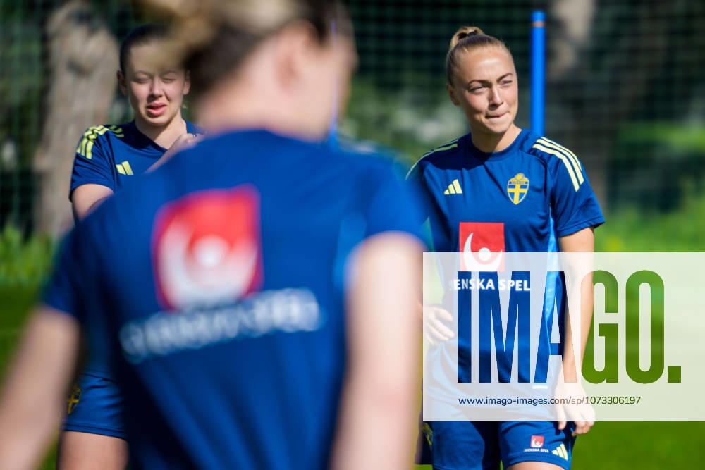 Hanna Bennison of the Swedish women s national football team at a training session on February 26, 2026 in Albuferia. Photo: Ludvig Thunman BILDBYRAN kod LT LT0774 fotboll football soccer fotball träning practice training sverige sweden dam bbeng