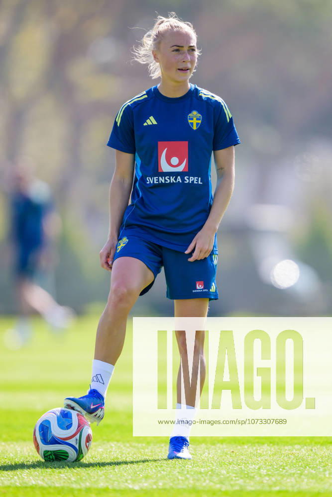 Hanna Bennison of the Swedish women s national football team at a training session on February 26, 2026 in Albuferia. Photo: Ludvig Thunman BILDBYRAN kod LT LT0774 fotboll football soccer fotball träning practice training sverige sweden dam bbeng