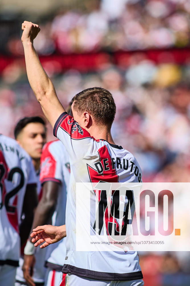 Rayo Vallecano vs Athletic Club de Bilbao - LaLiga EA Sports - 28 02 2026 Jorge de Frutos of Rayo Vallecano celebrates his goal during the LaLiga EA Sports match between Rayo Vallecano and Athletic Club de Bilbao at Nuevo Vallecas Stadium on February 28, 2026 in Madrid, Spain. Madrid Spain